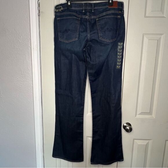 New! Lucky Brand Sweet N’ Low Bootcut High-Rise Blue Women Jeans Sz 16/33 Long - Picture 3 of 12